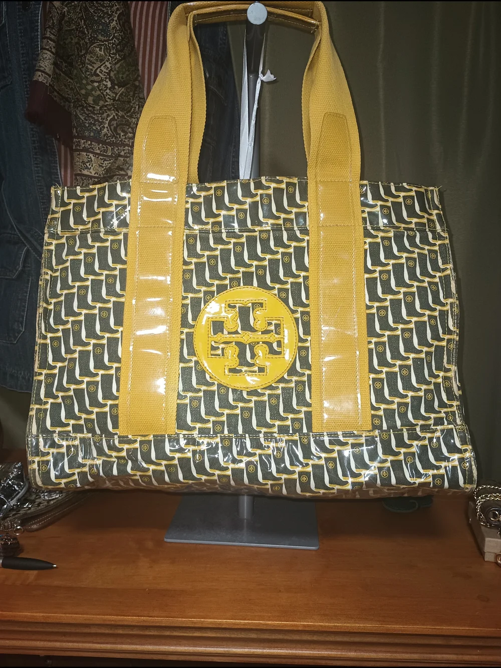Tory Burch bright yellow